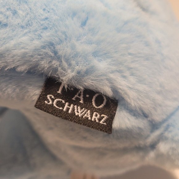 FAO Schwarz 11" Sparklers Blue Bulldog Puppy Plush - Picture 4 of 7